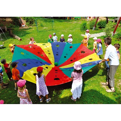 EduPlay Schwungtuch „Schweizer Käse“, Sport-Thieme