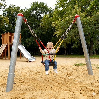 Huck Seilspielgeräte Einzelschaukel „Mini-M“, Sport-Thieme