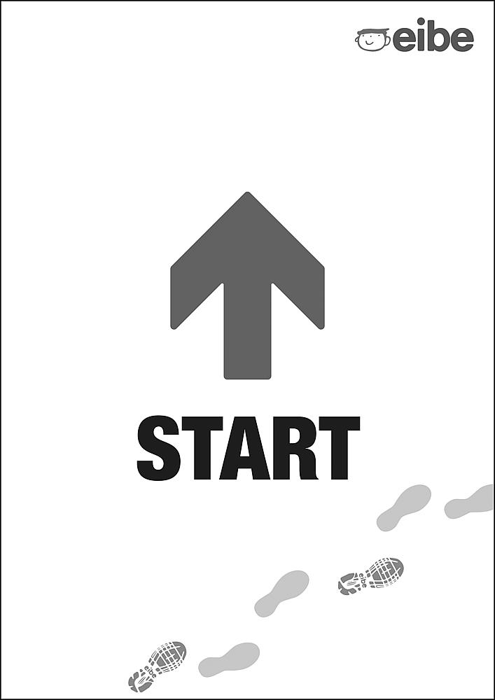 Trimm-dich-Pfad Schild Start Ansicht 6