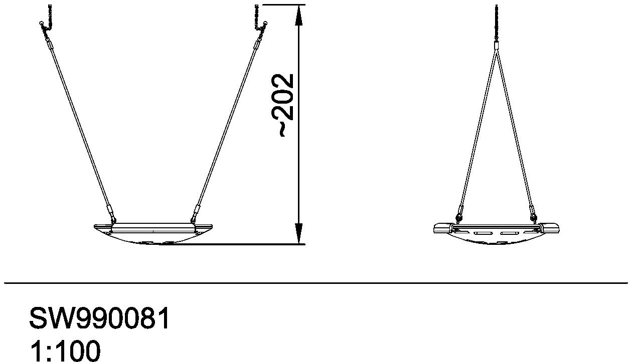Schalennest Ø100 cm für Nestschaukel SW990081 Ansicht 5