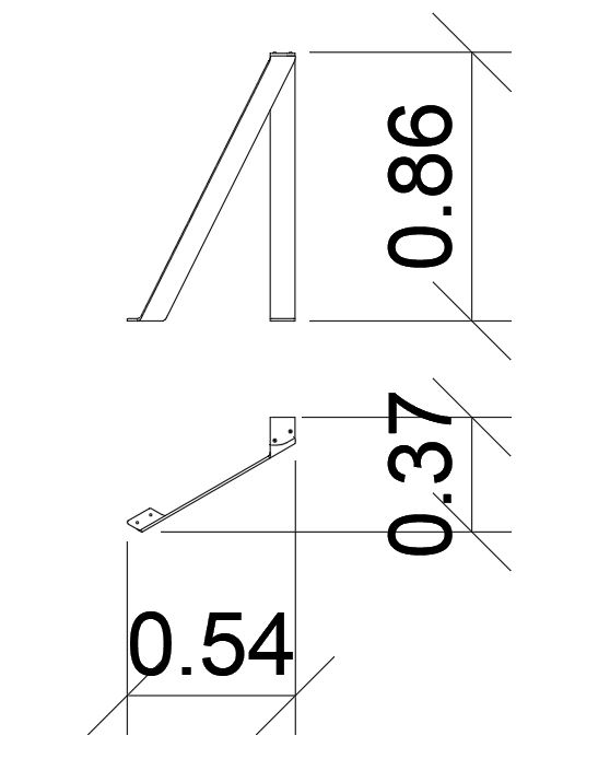 Veloständer Bend – Modul Ansicht 3