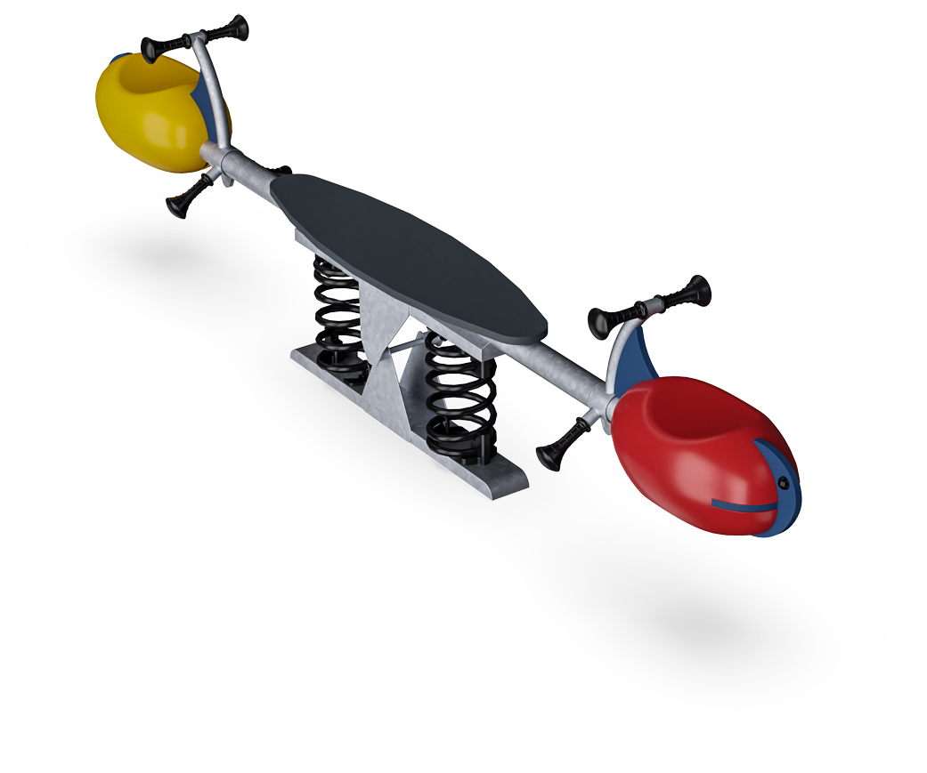 Doppel-Wippe Hopper mit Plattform ELE400022