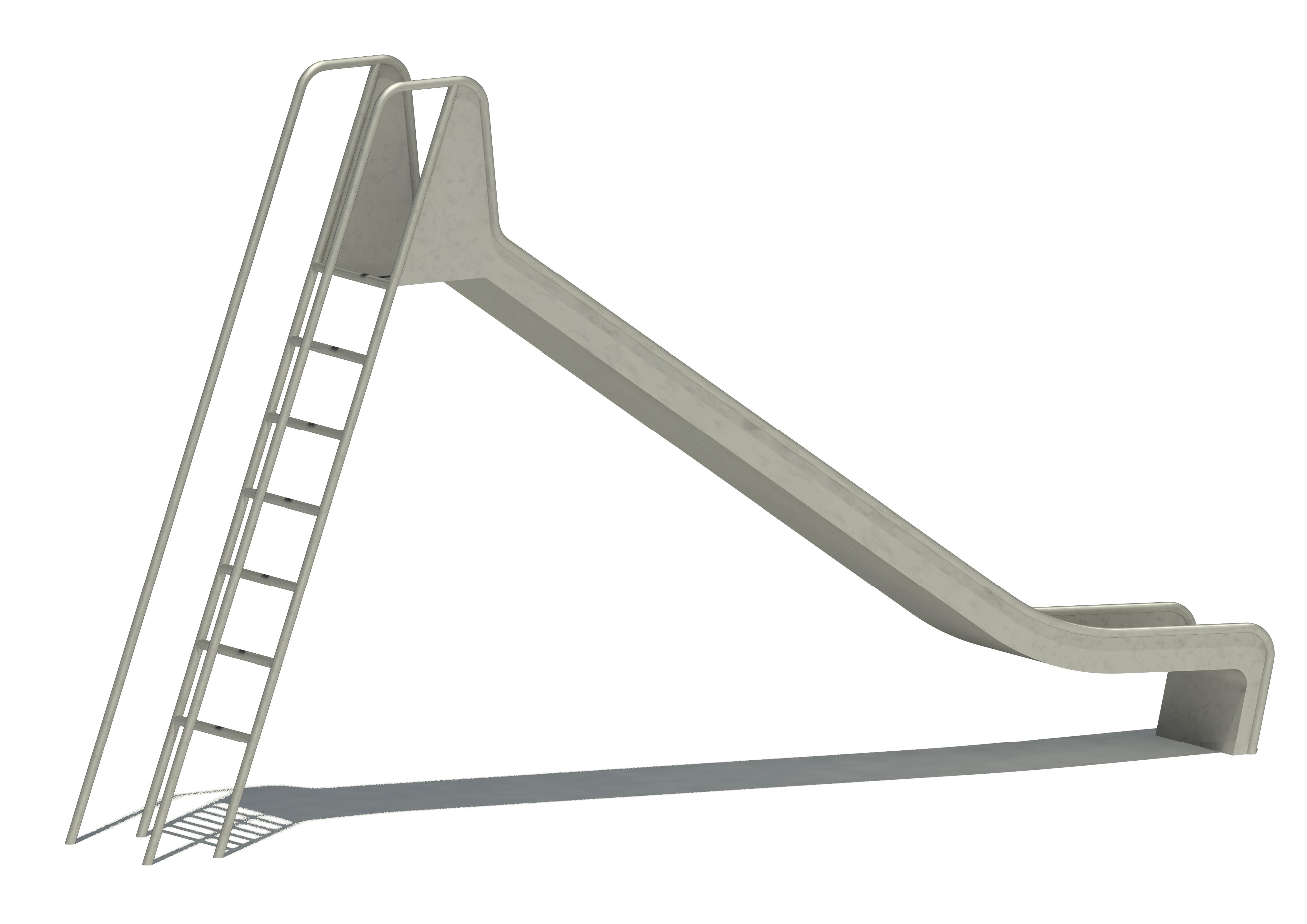 Bockrutschbahn Edelstahl, Einsitzhöhe 190 cm Ansicht 3