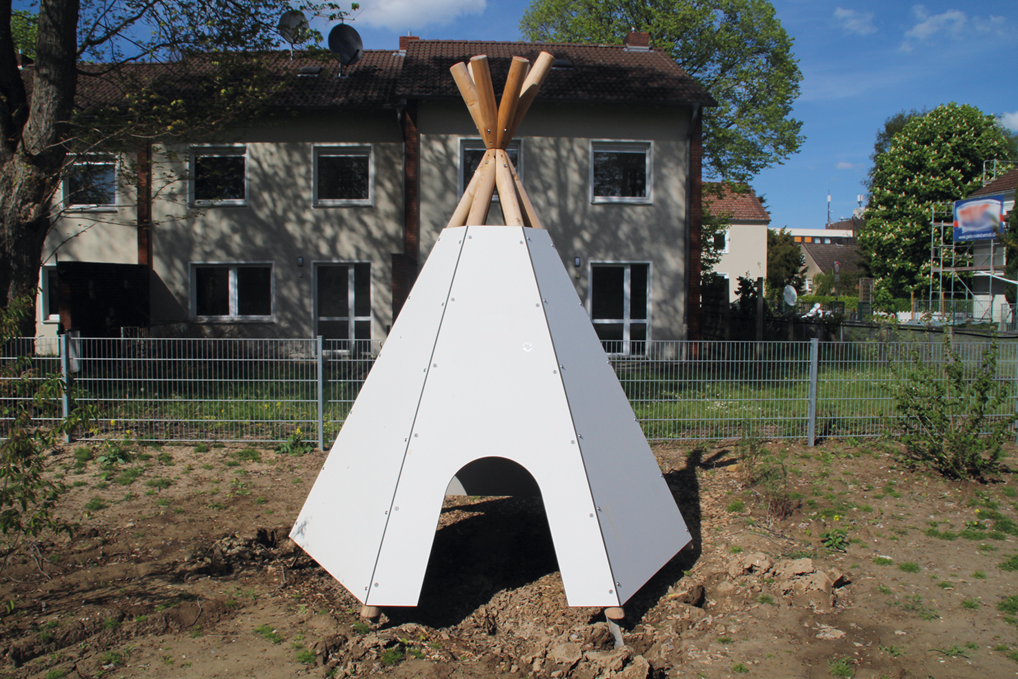 Indianerzelt Tipi 1850 Ansicht 4