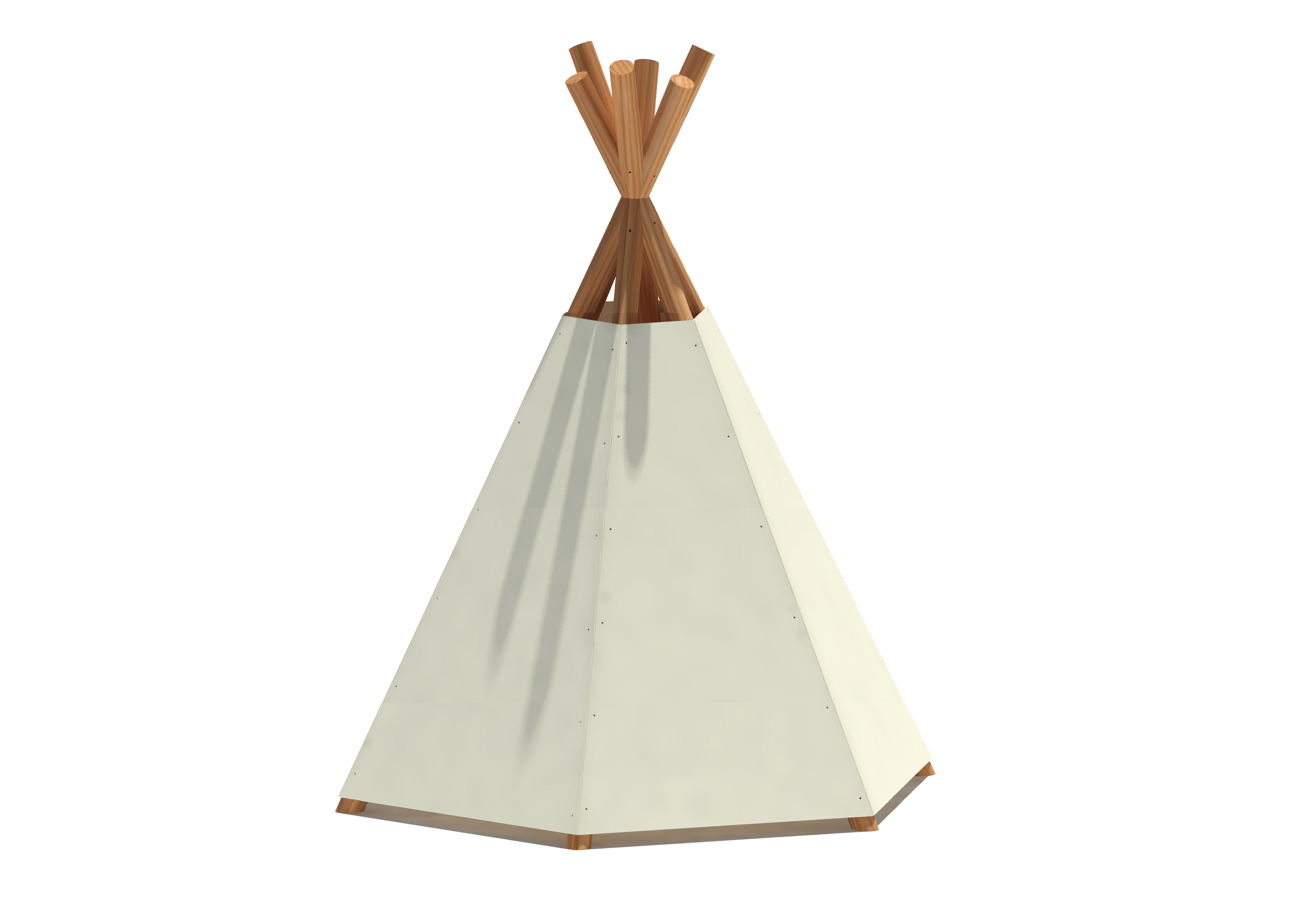 Indianerzelt Tipi 1850 Ansicht 6
