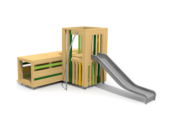 bimbox Tunnelturm mit Rutsche