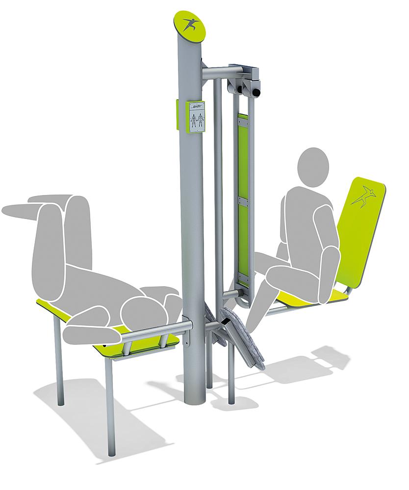 Bewegungs-Station Kombi II Bauch & Bein Ansicht 5