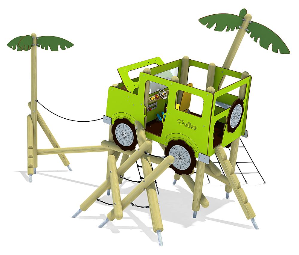 Spielanlage Geländewagen Ansicht 4