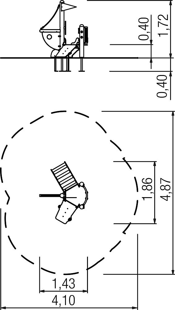 Spielschiff Möwe Ansicht 5