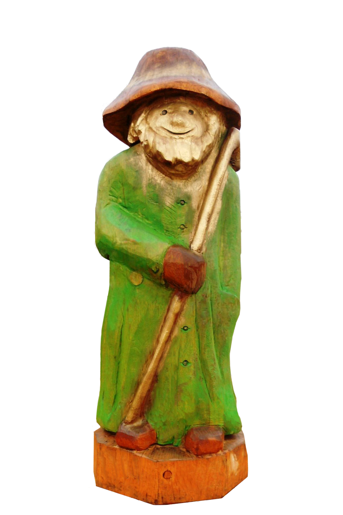 Schnitzfigur Schäfer - Ansicht 2