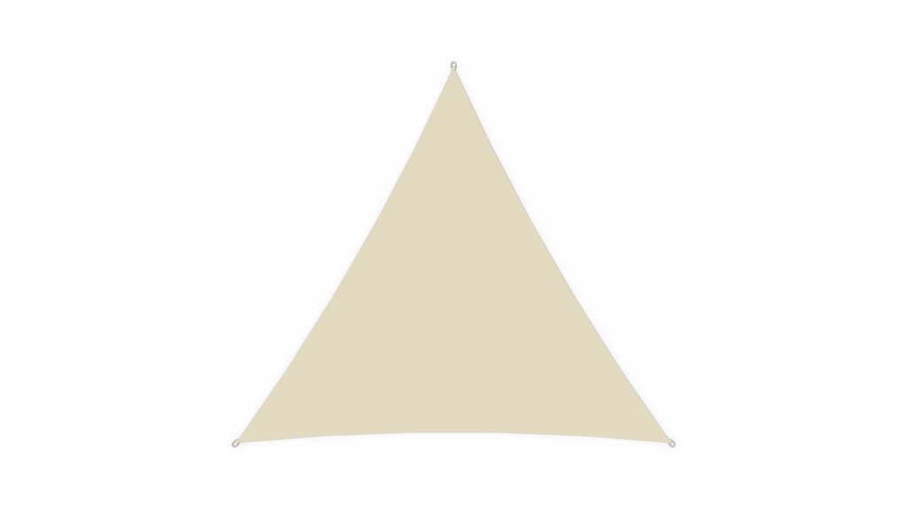 PE-Sonnensegel dreieckig, 3x3x3 m, Norna