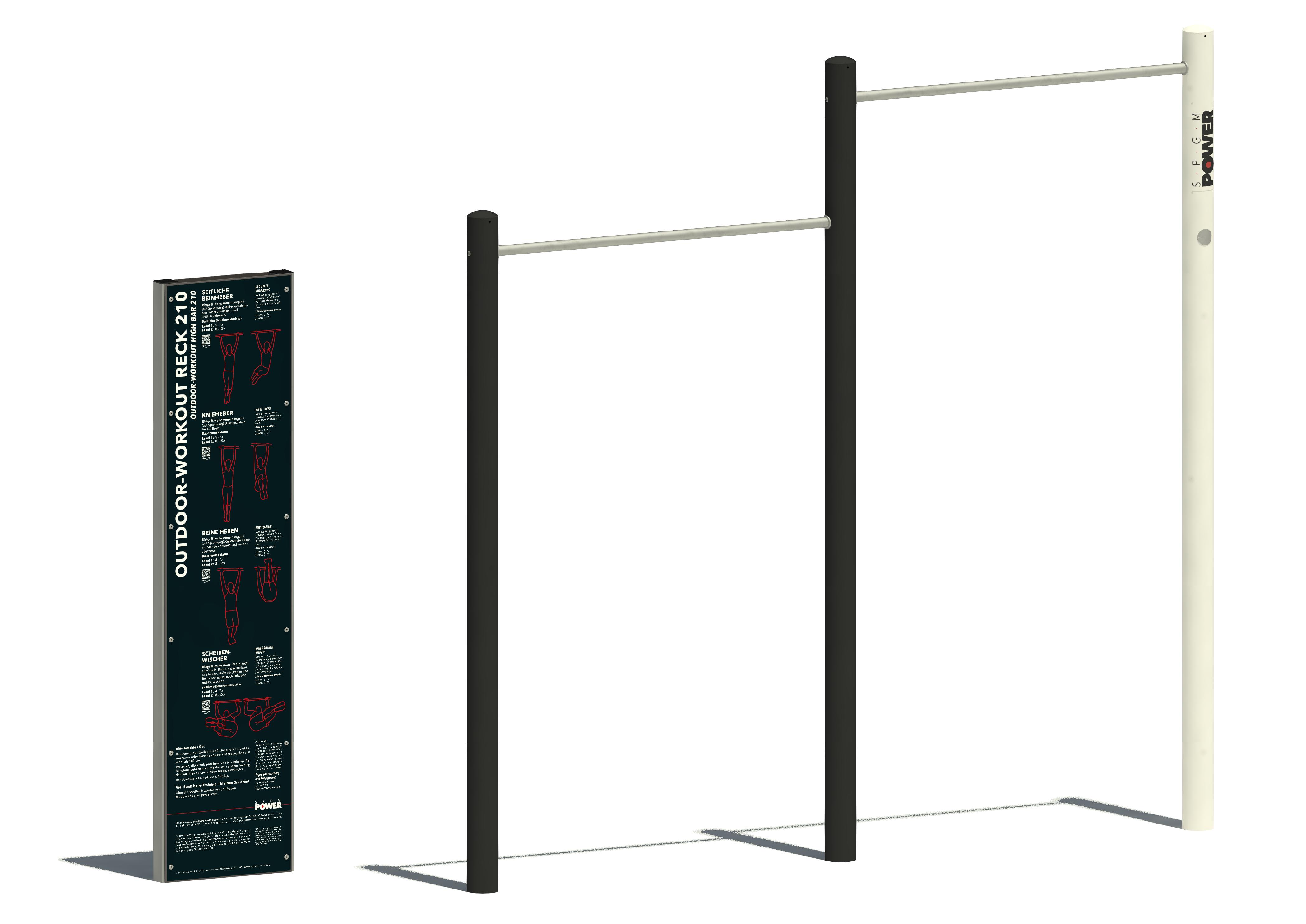 SPGM POWER® Workout Reck 210/250, Maier Spielplatzgeräte