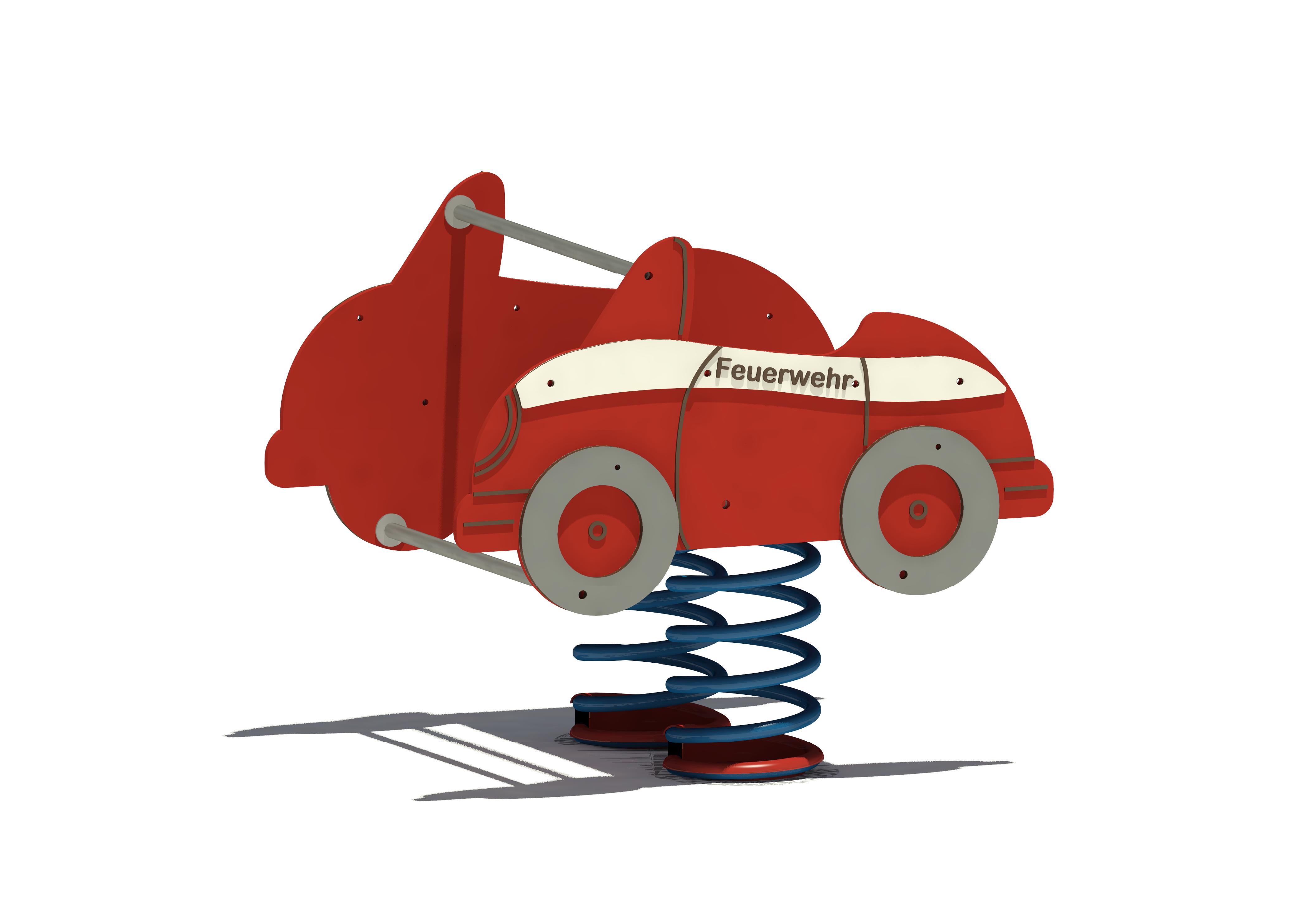 Federwippgerät Feuerwehrflitzer 1576, 2-sitzig