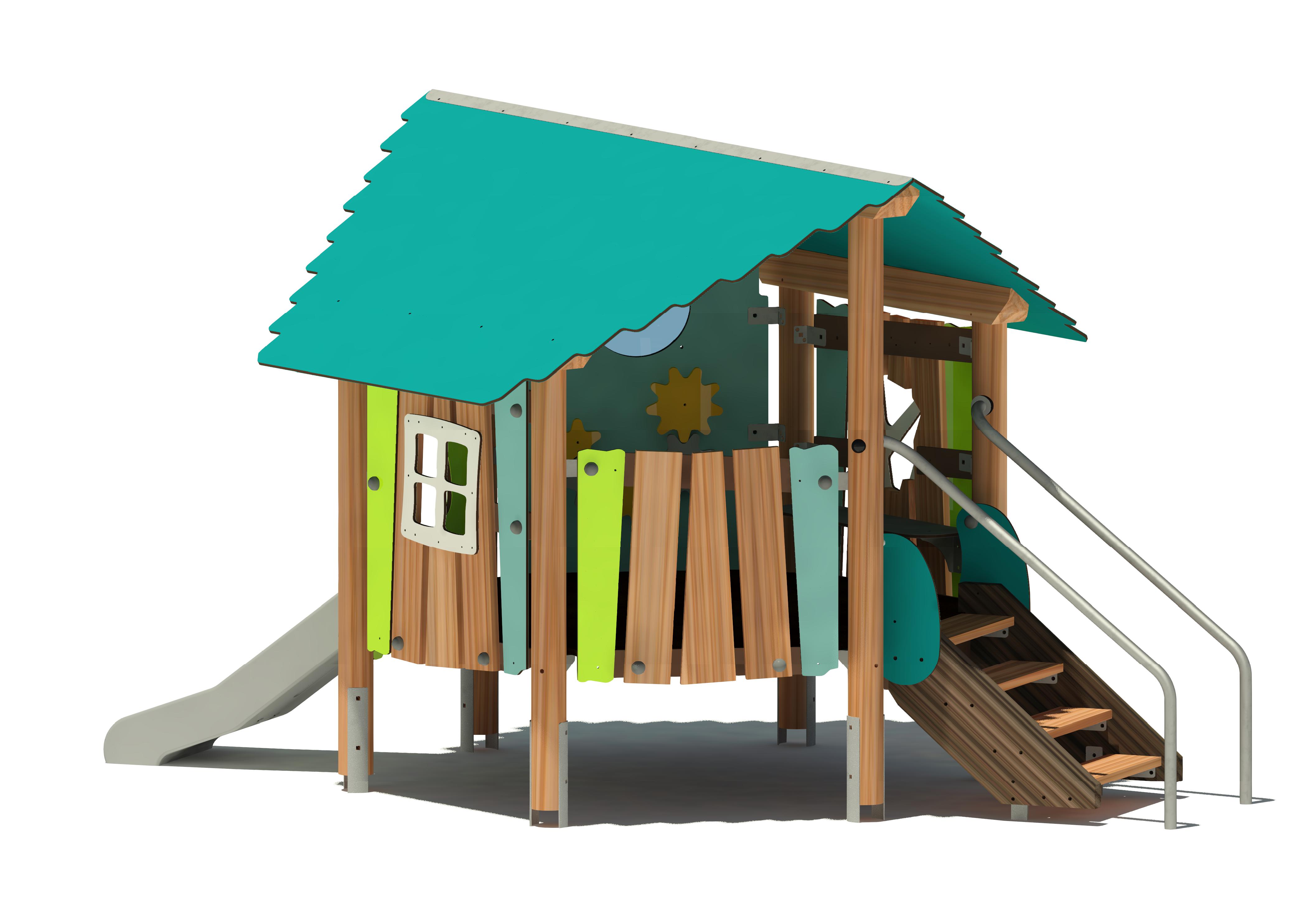 Spielhaus BAMZA Frosty 59070, Maier Spielplatzgeräte