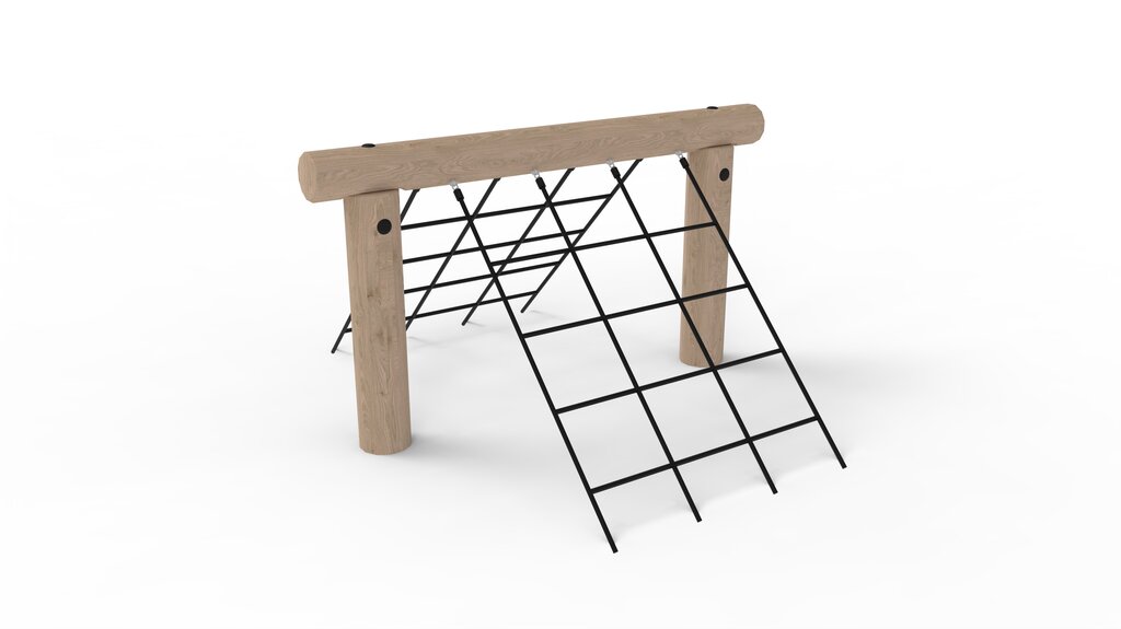Schaukelgestell mit Kletternetzen, Norna