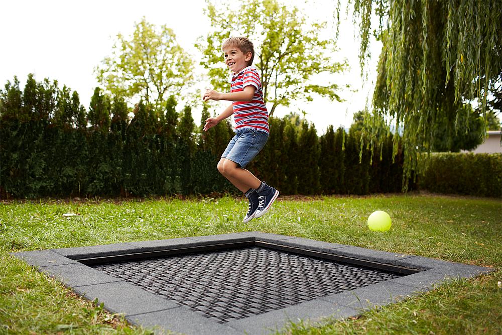 Bodentrampolin Kids Tramp Playground 1,50x1,50 m Ansicht 5