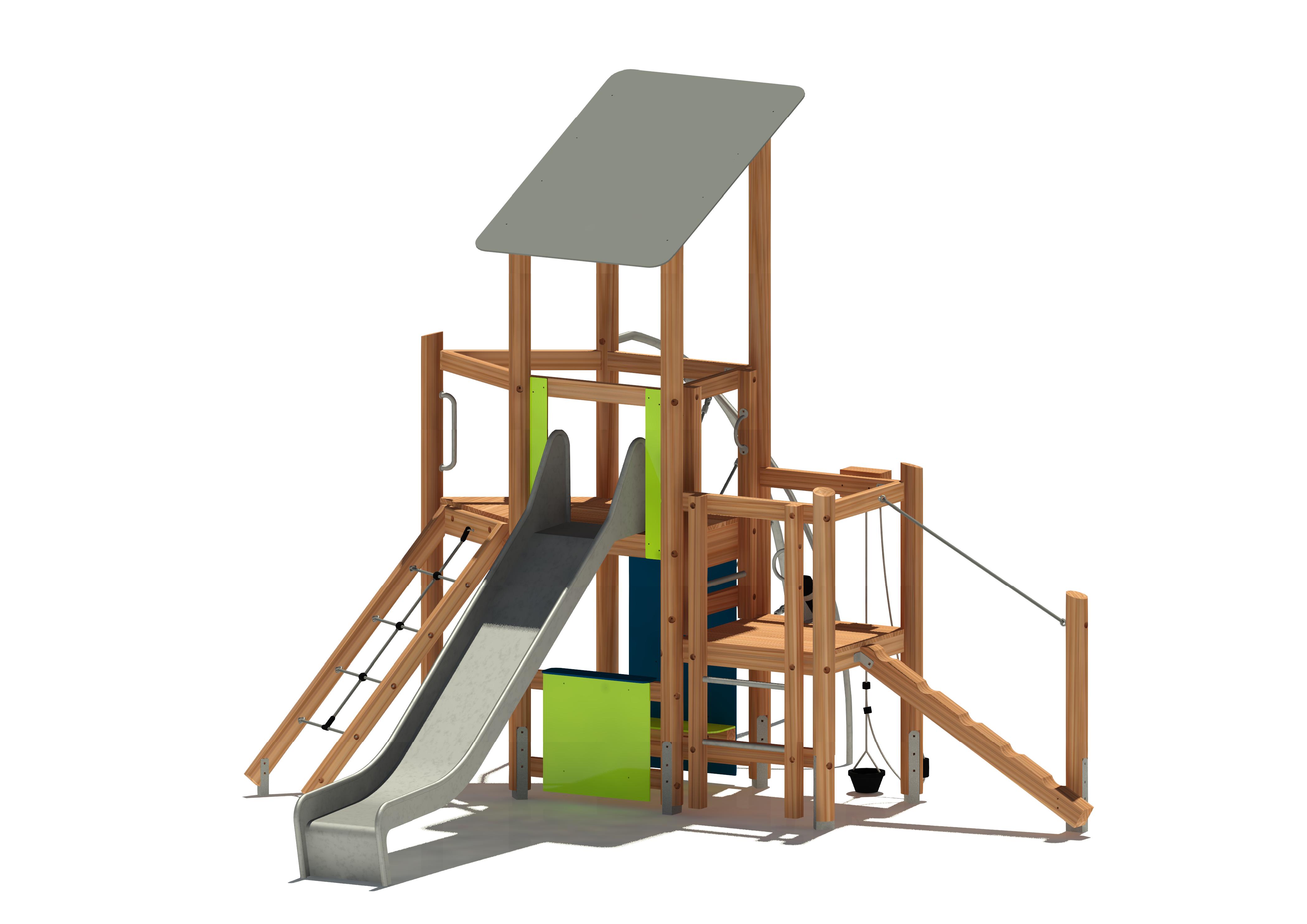 Spielturm Buba 5232 Ansicht 2