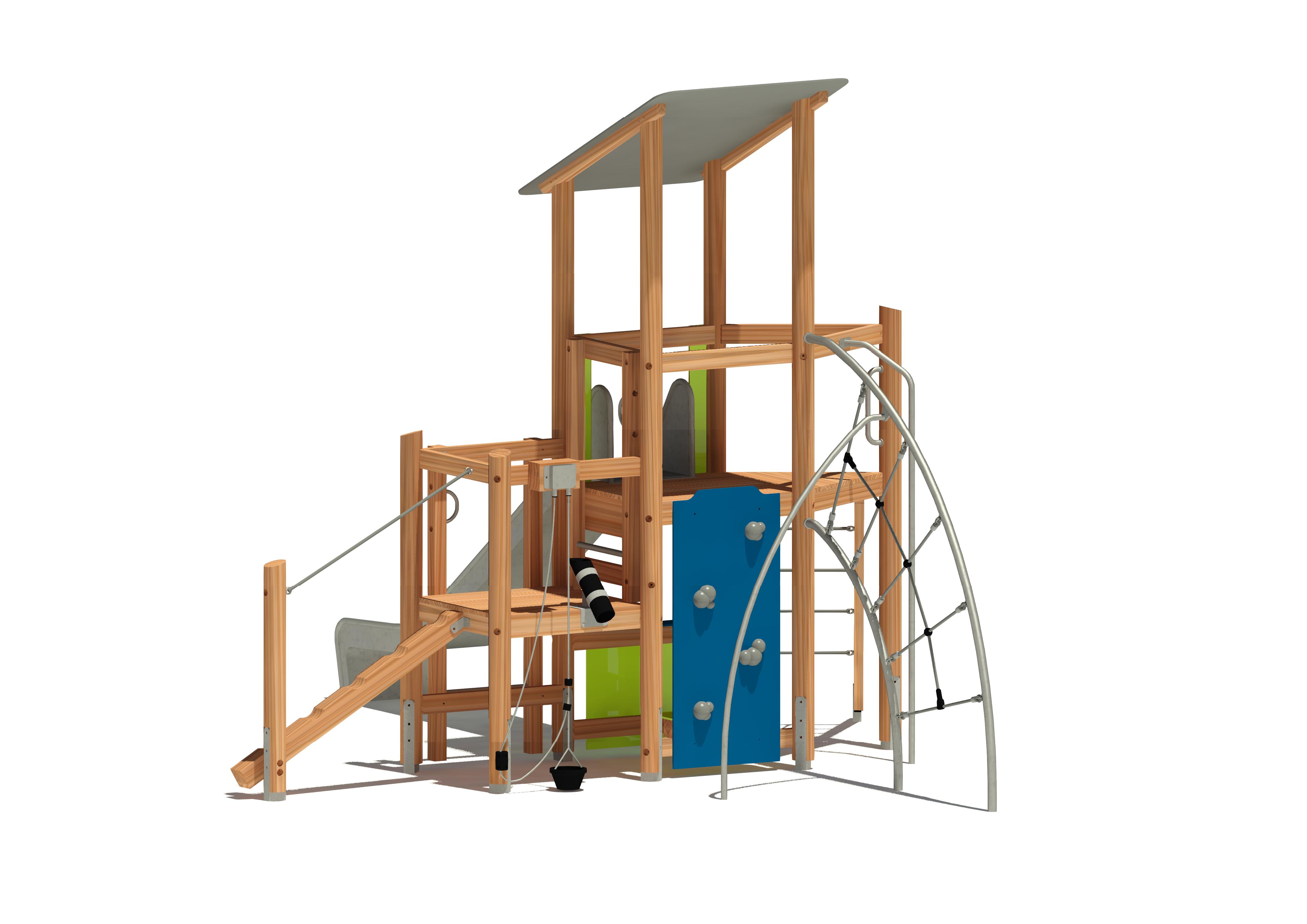 Spielturm Buba 5232 Ansicht 3