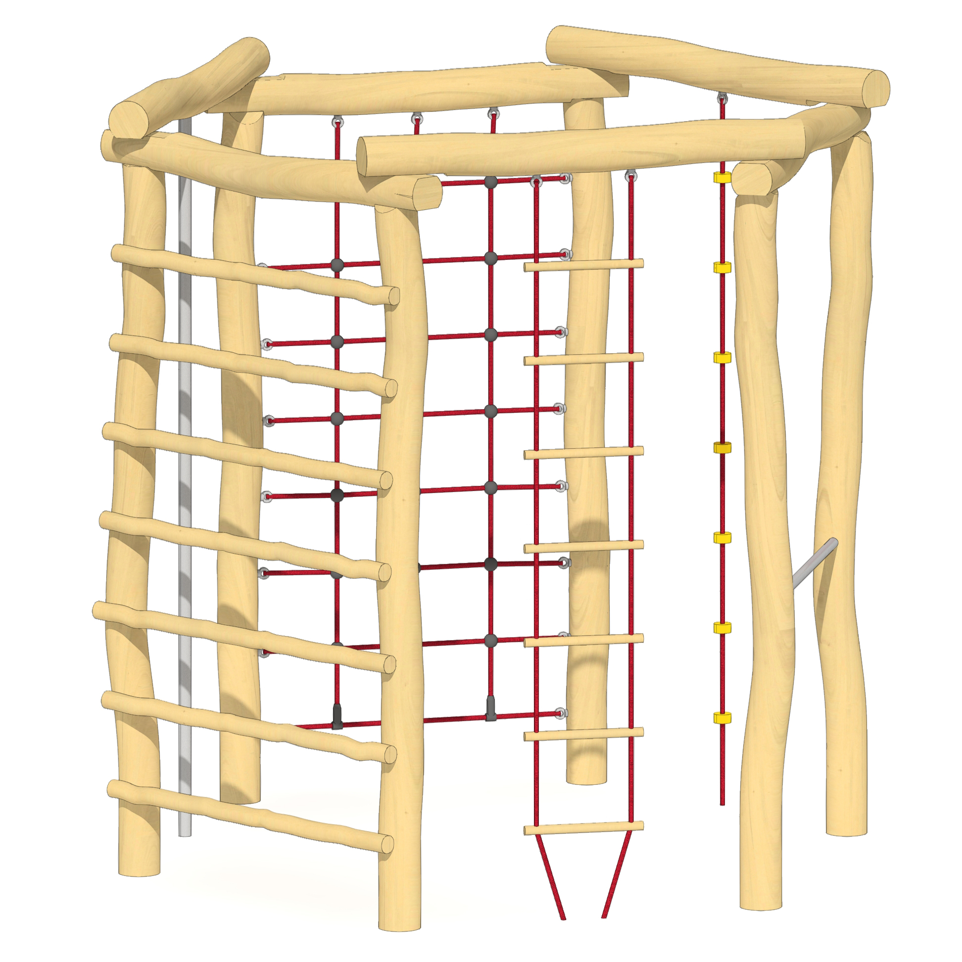 Sechseckanlage H250cm Ansicht 2