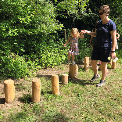 Eco-Play Balancierpfad „Hölzer“ Ansicht 2