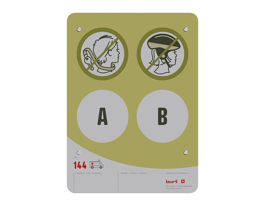 Spielplatztafel Individuell Ansicht 2