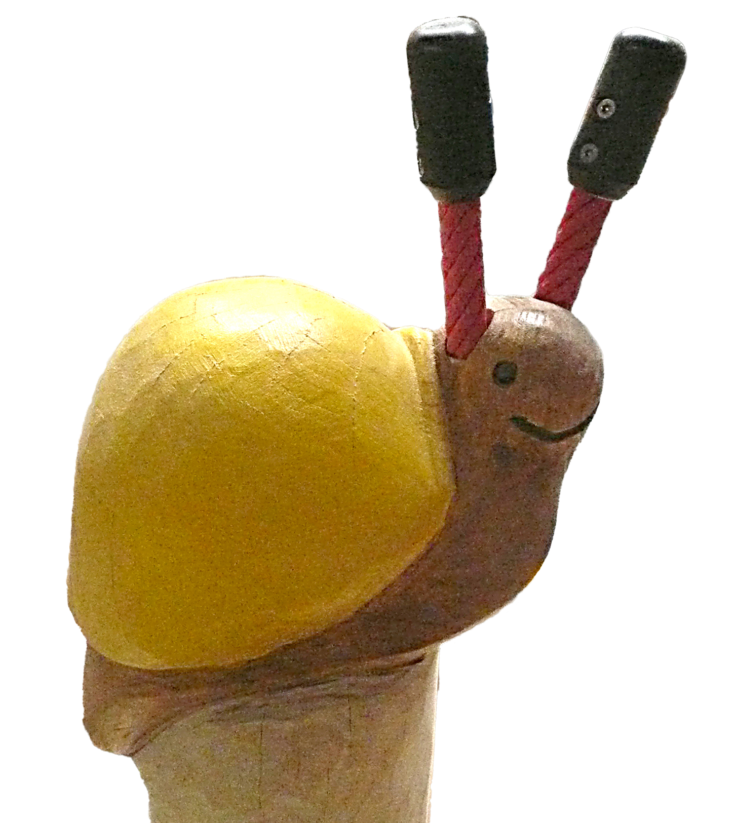 Pfostenkopf/Schnitzfigur Schnecke - Ansicht 2