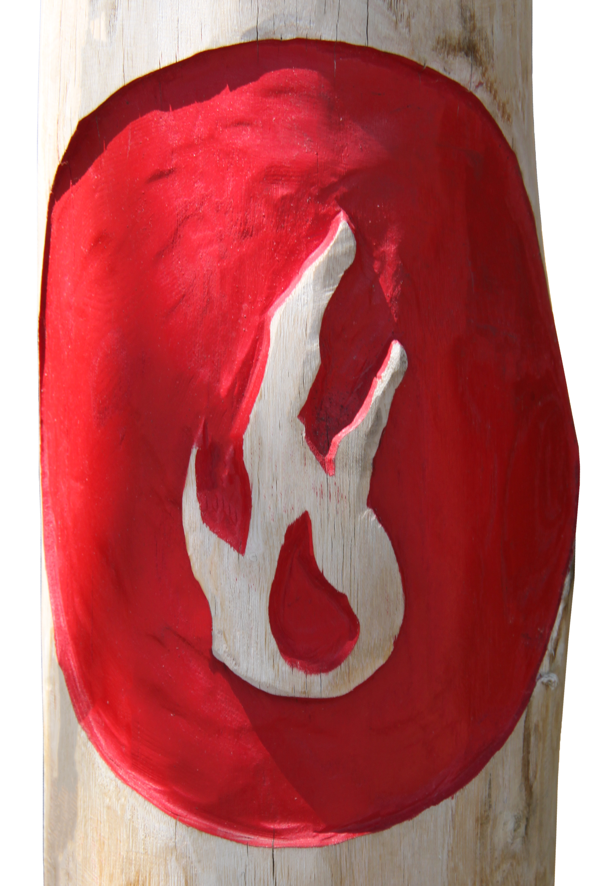 Pfostenmotiv Feuer -