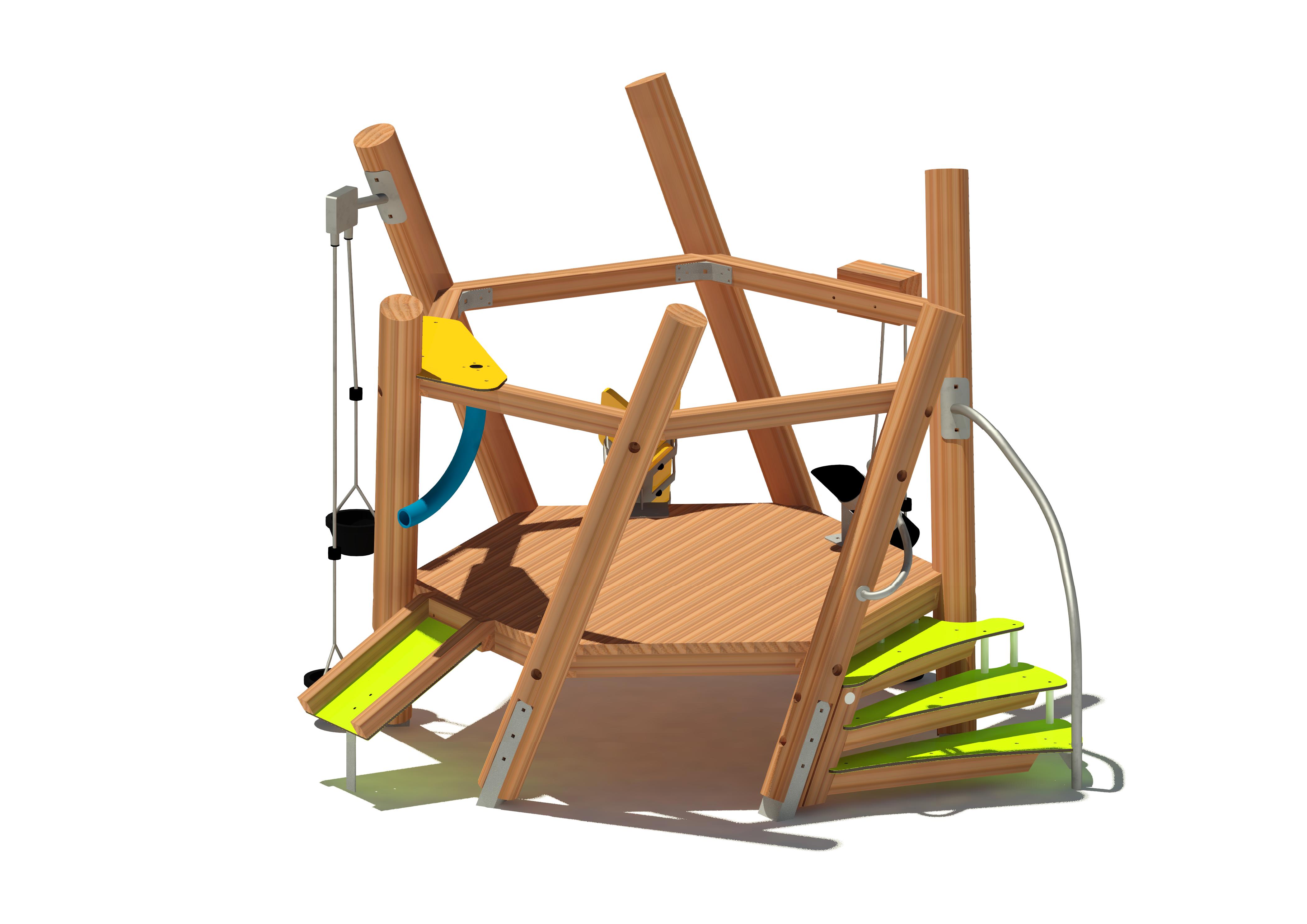 Sandspielpodest Fiasko Eolo 4200, Maier Spielplatzgeräte