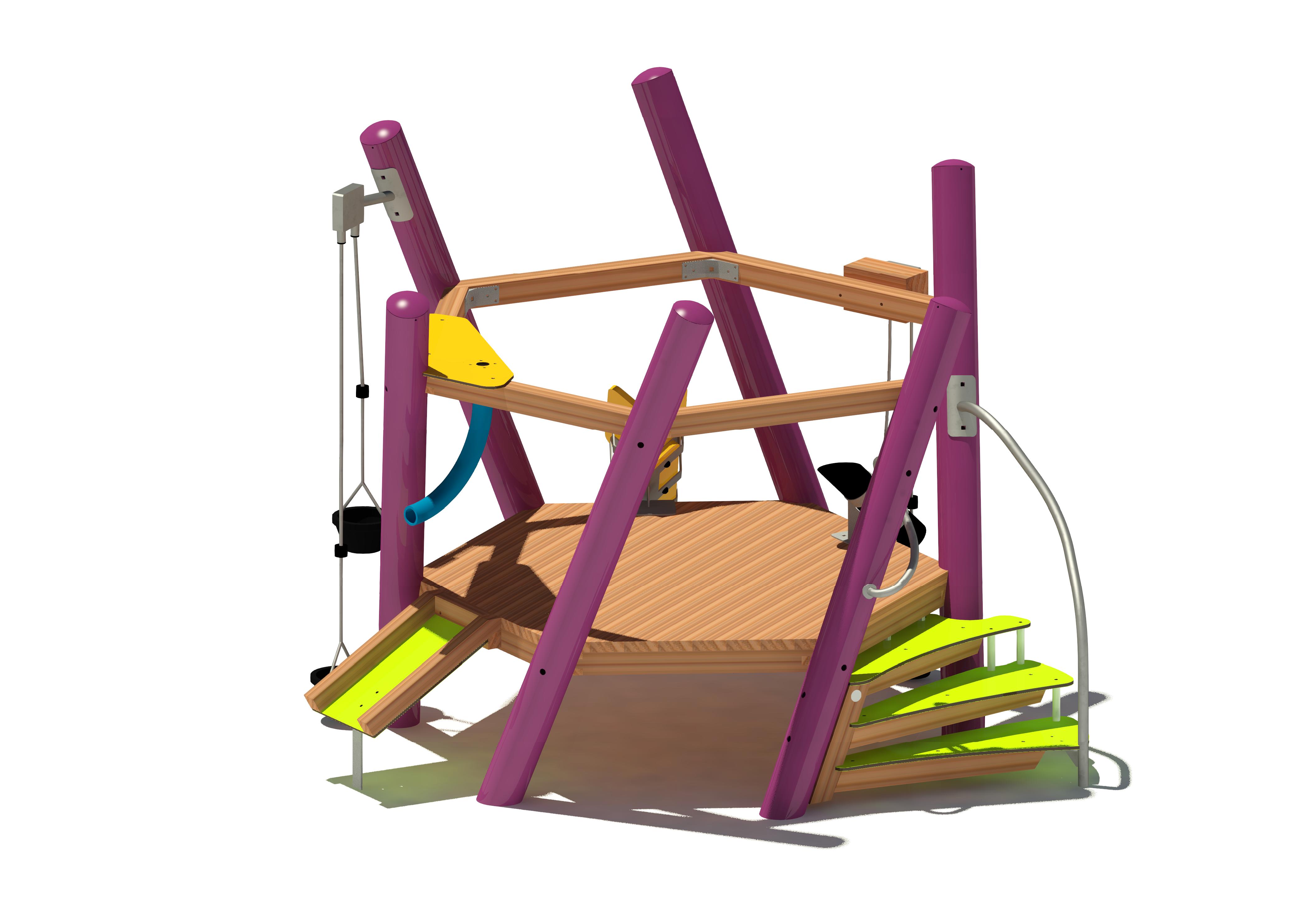 Sandspielpodest Fiasko Eolo 4200 Ansicht 5