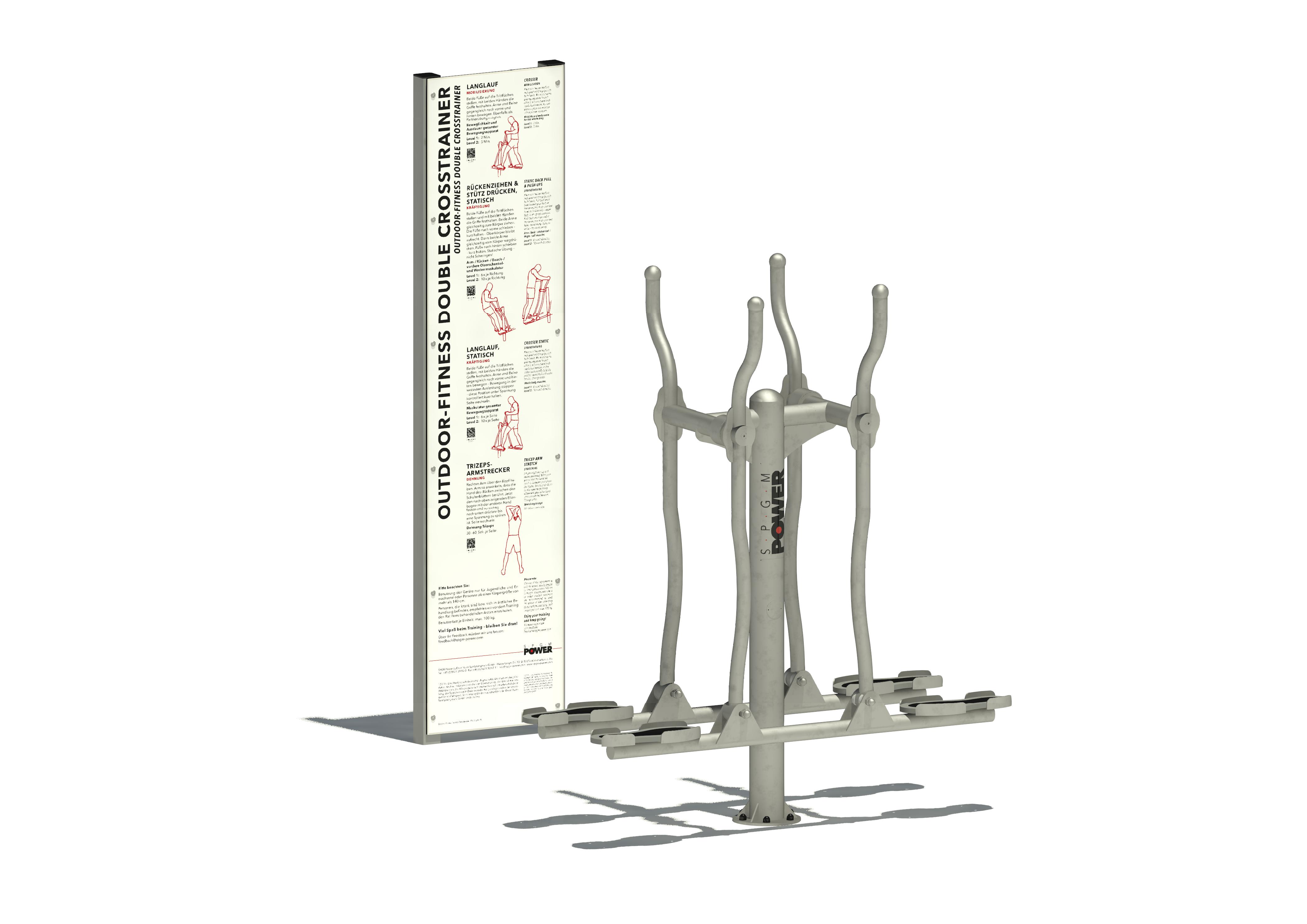 SPGM POWER® Fitness Crosstrainer Ansicht 2