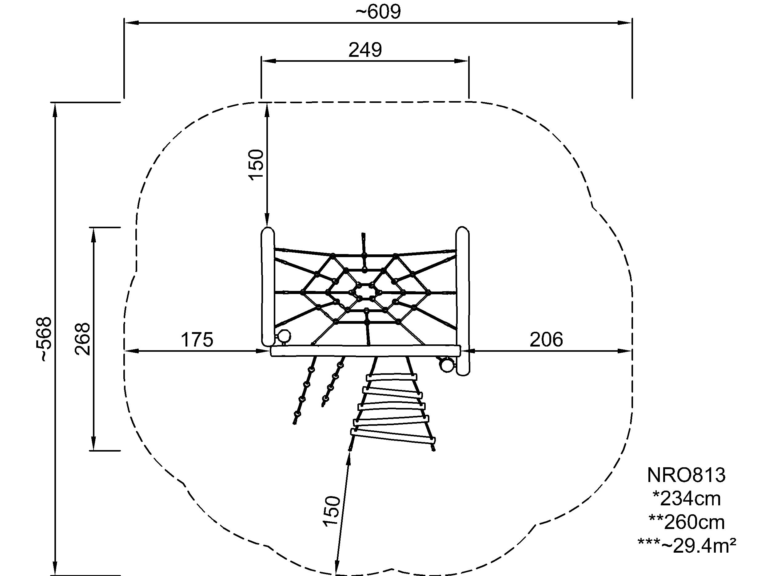 Kletter-Spinnennetz NRO813 Ansicht 4