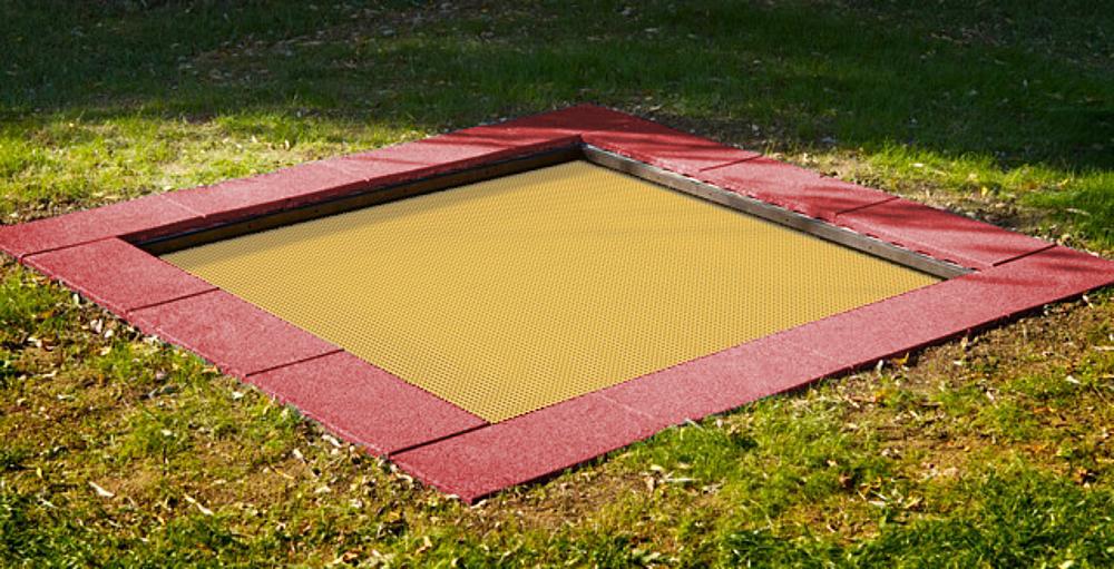 Bodentrampolin Kids Tramp Kindergarten 2,00x2,00 m, eibe