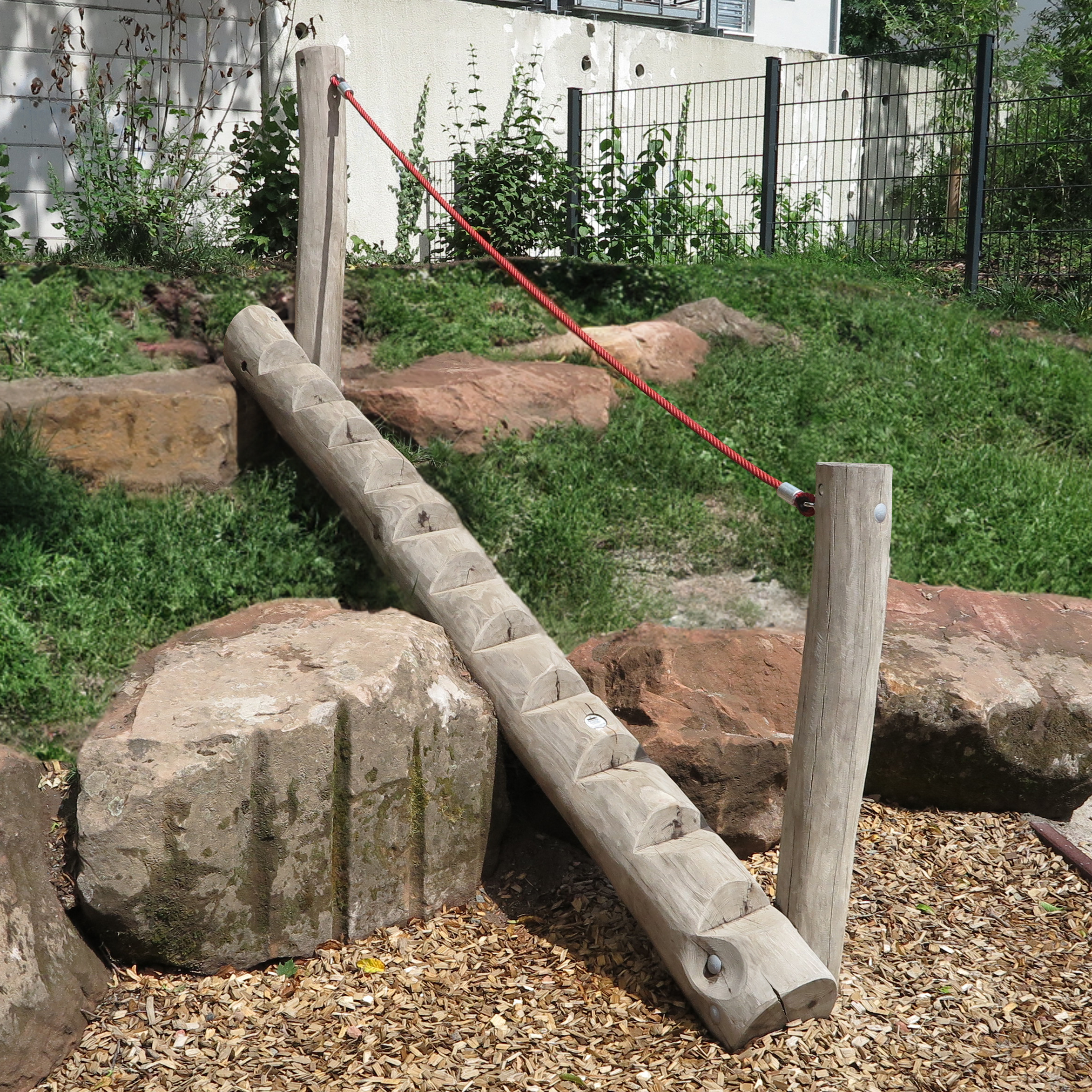 Stammtreppe 3m mit Seilhandlauf