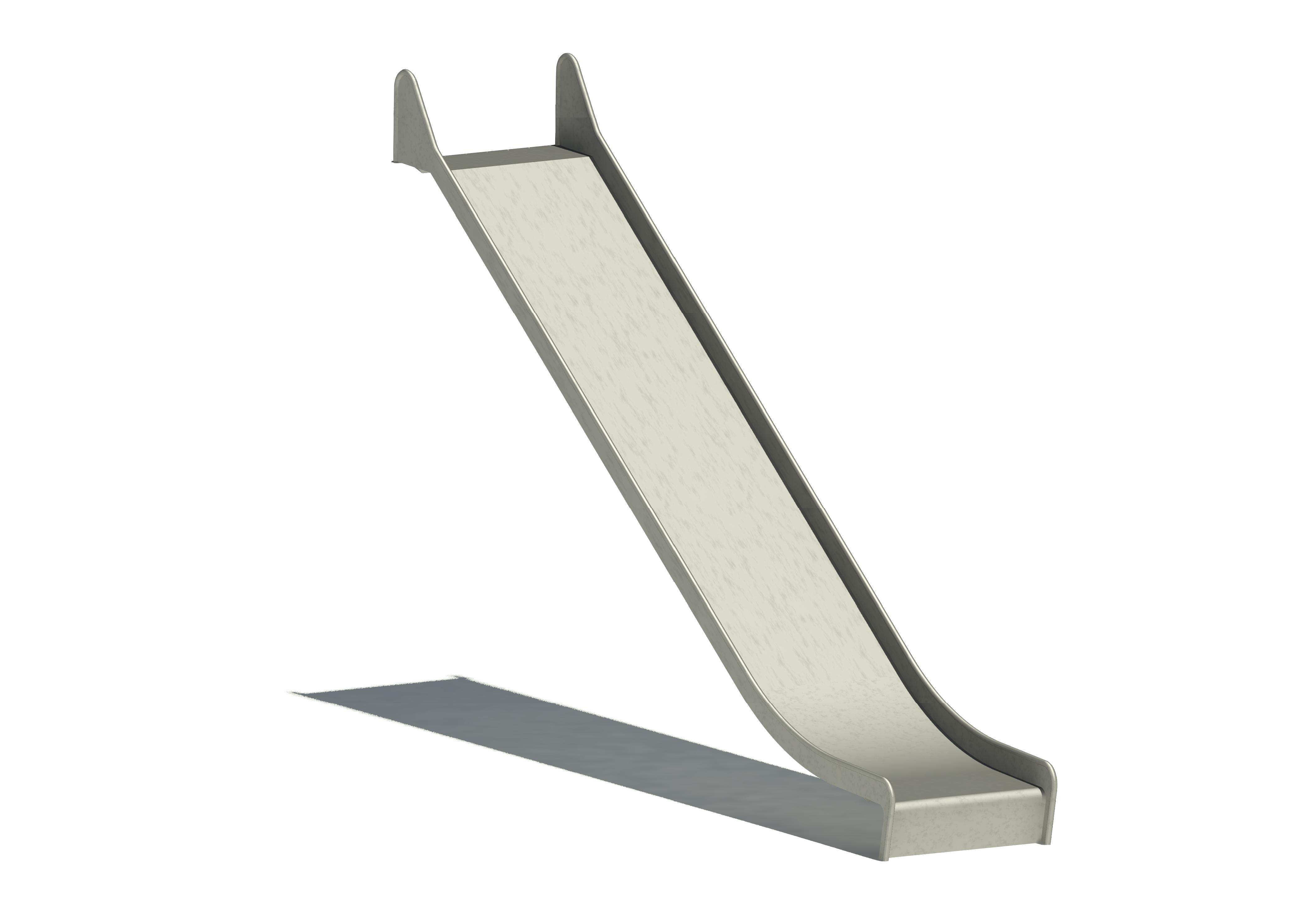 Hangrutschbahn Edelstahl, ABH 300 cm,Breite 100 cm, Maier Spielplatzgeräte