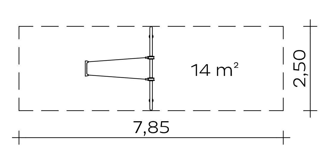 Schaukel (2,40) Ansicht 3