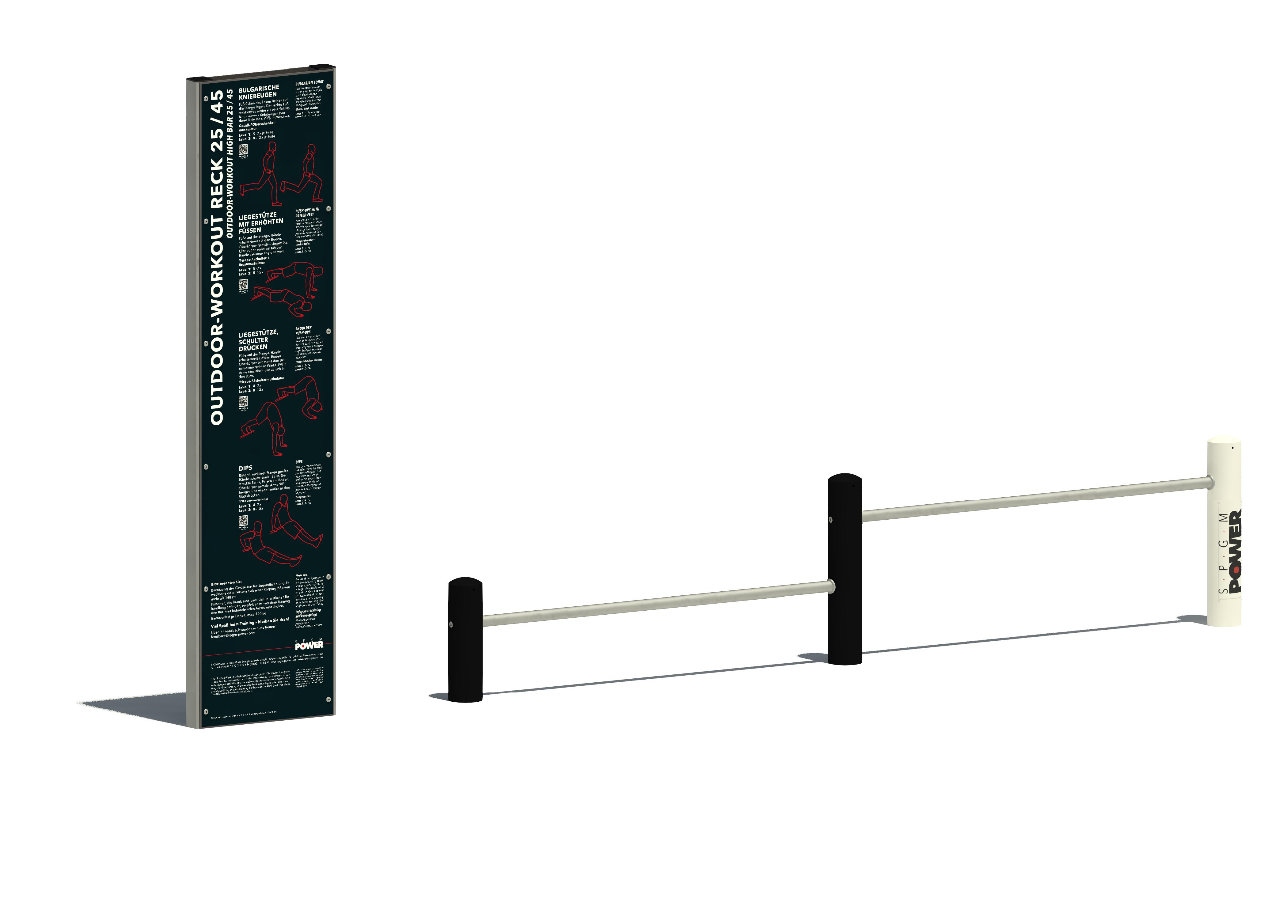 SPGM POWER® Workout Reck 25/45 Ansicht 2