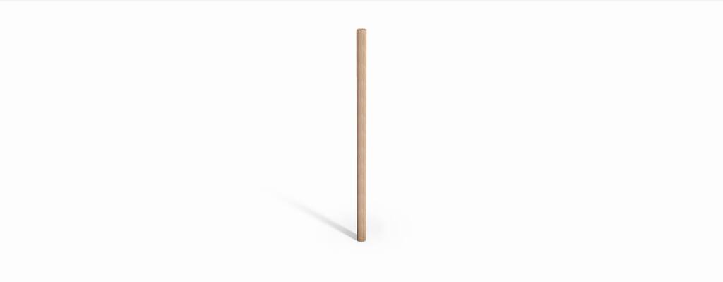 Pfosten für Sonnensegel, 3.3 m Ø10-12 cm Ansicht 2