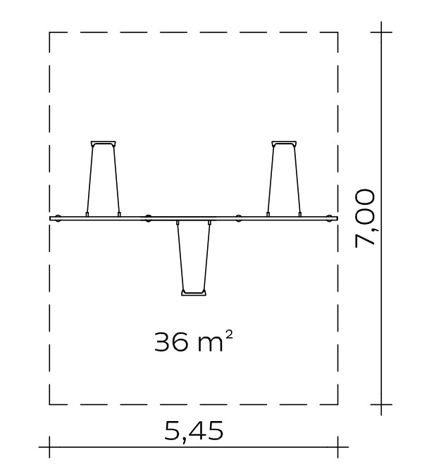 Pfahlschaukel (1,80) Ansicht 3
