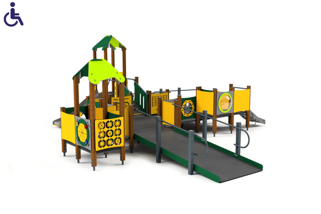 10049 Doppelturm mit Spielwänden und Rutschen, Astrus