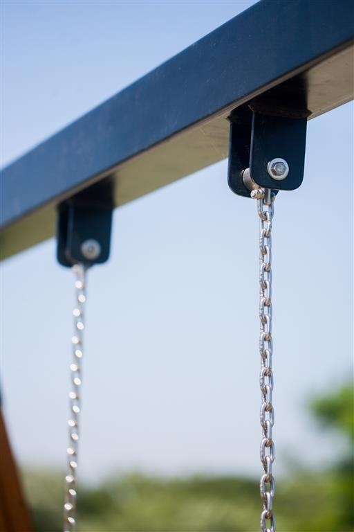 Einzel Rutsche mit Spielturm und Reifenschaukel Ansicht 3