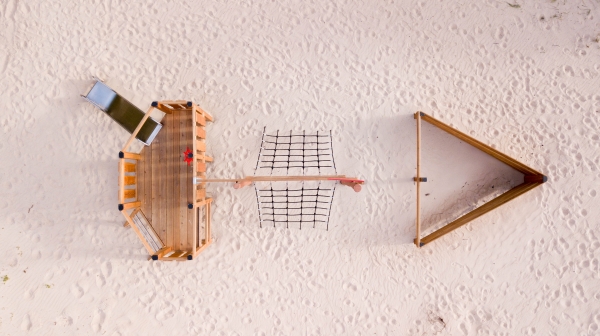 Schiff Sandkasten mit Rutsche (Robinie) Ansicht 4