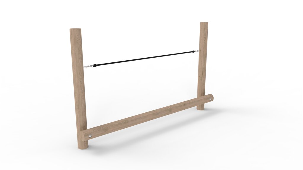Balancierbalken mit Seil, Norna