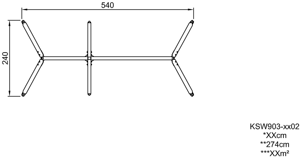 A-Rahmen Schaukel für 3 Sitze KSW903 Ansicht 5