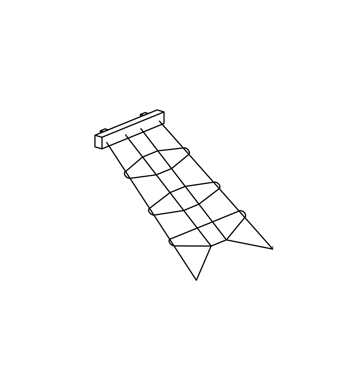 Schräges Kletternetz, Richter Spielgeräte