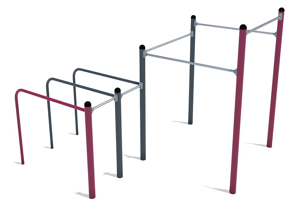 Calisthenics-Anlage Midi 01 Ansicht 4