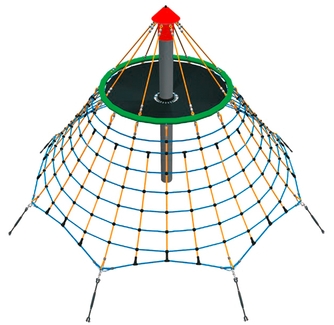 Seilpyramide Dino 3, Fuchs Thun