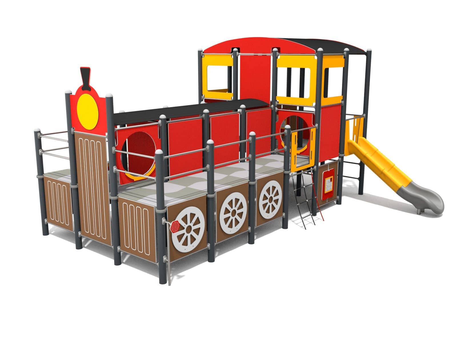 Spielplatz-Lokomotive Ansicht 2
