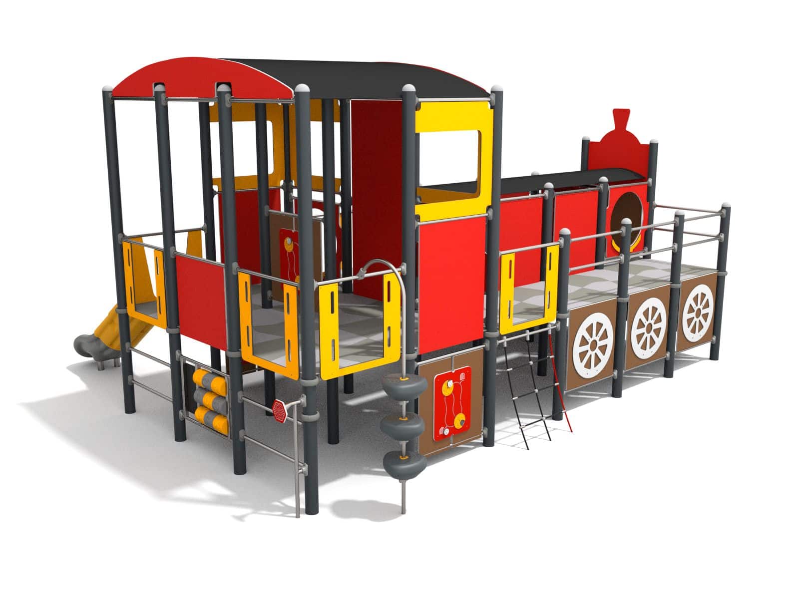 Spielplatz-Lokomotive Ansicht 3