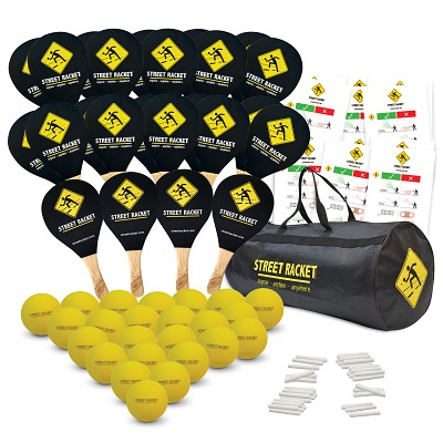Street Racket Rückschlagspiele-Set „Schulsport“, Sport-Thieme