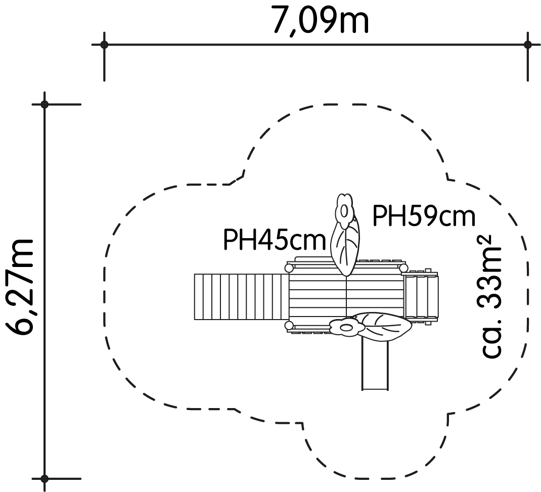 Minispielanlage Blumenwiese Ansicht 6